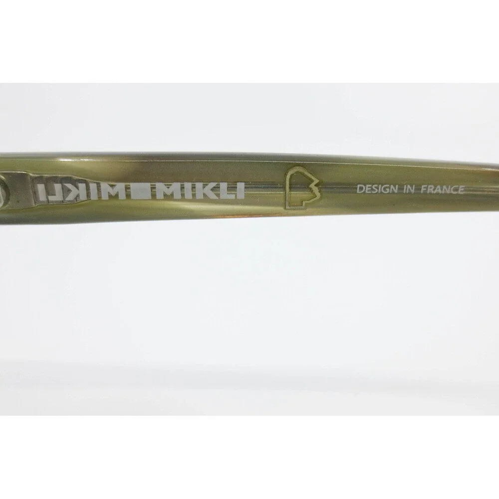 Alain Mikli ML1260 C029 Olive Green Marbled Rectangular Eyeglasses Frames